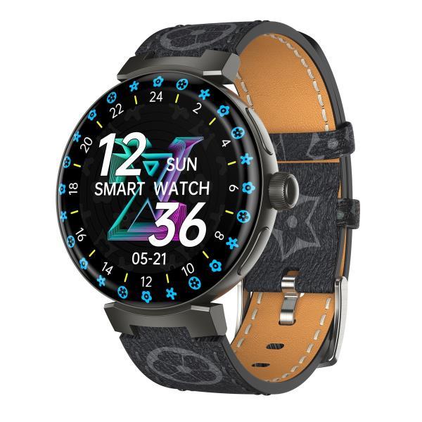 Smartwatch LV02 스마트 워치 NFC 여성 블루투스 무선 충전 1.32 인치 HD 스크린 혈압 안드로이드 IOS