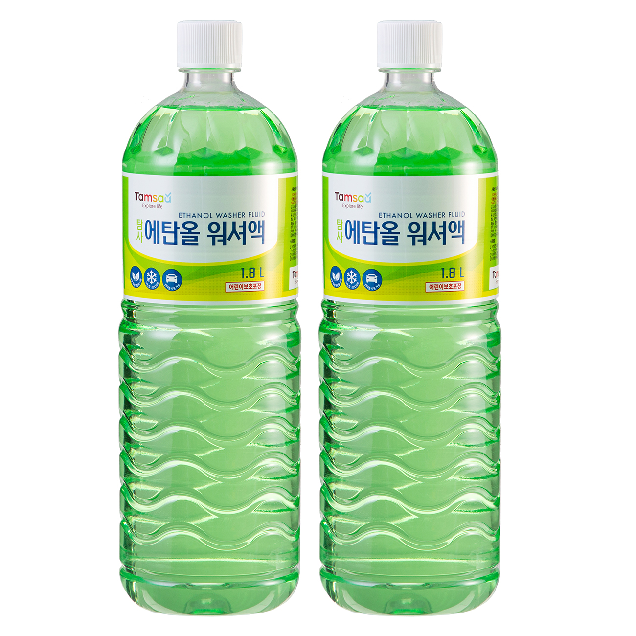 탐사 에탄올 워셔액, 1.8L, 2개