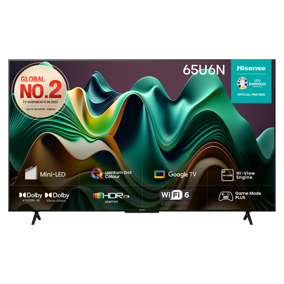 HISENSE 4K UHD Mini LED 스마트TV 65U6N